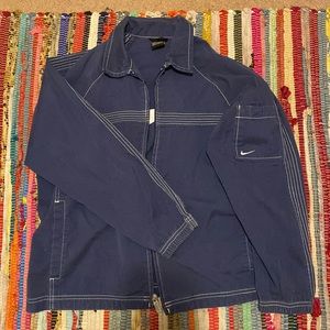 vintage navy blue Nike cargo jacket